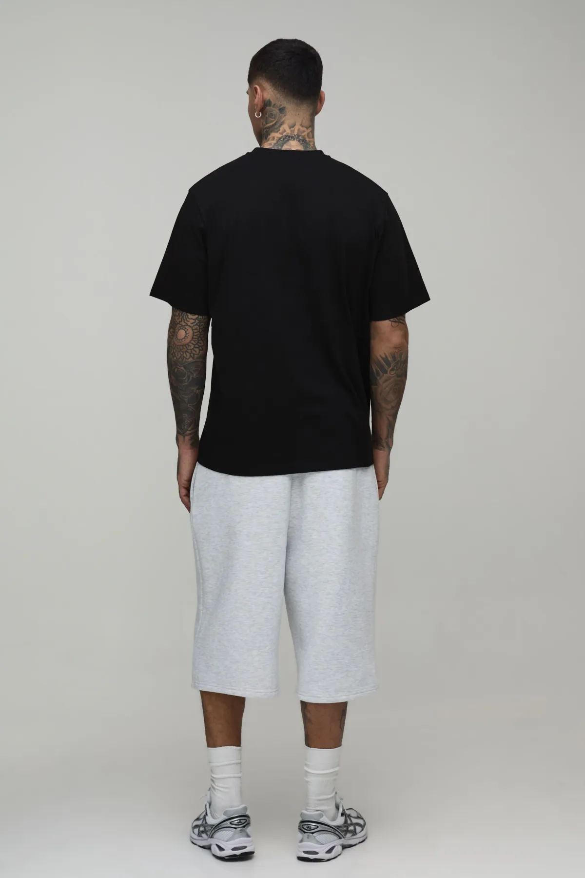 boohooMAN T-shirt Henley Décontracté En Coton Épais Pour Homme Grand<Homme Tout Afficher|Tout Afficher