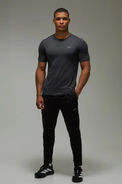 T-shirt Homme Actif Chiné Coupe Regular