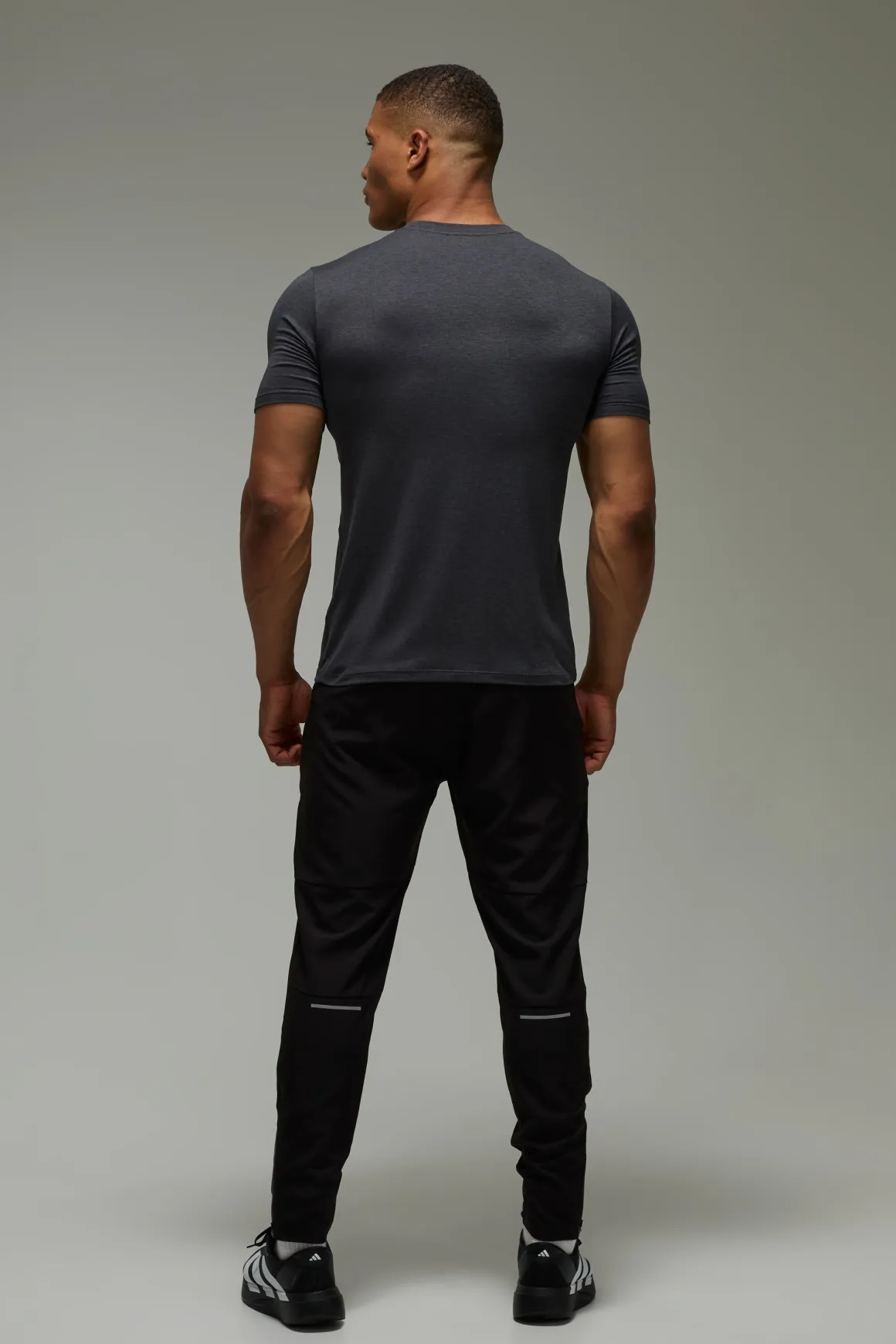 T-shirt Homme Actif Chiné Coupe Regular