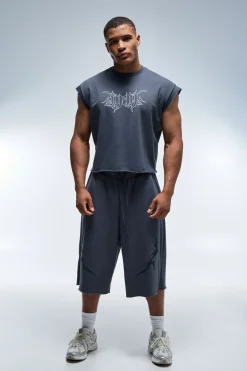 T-shirt Homme Actif Coupe Boxy Raccourci