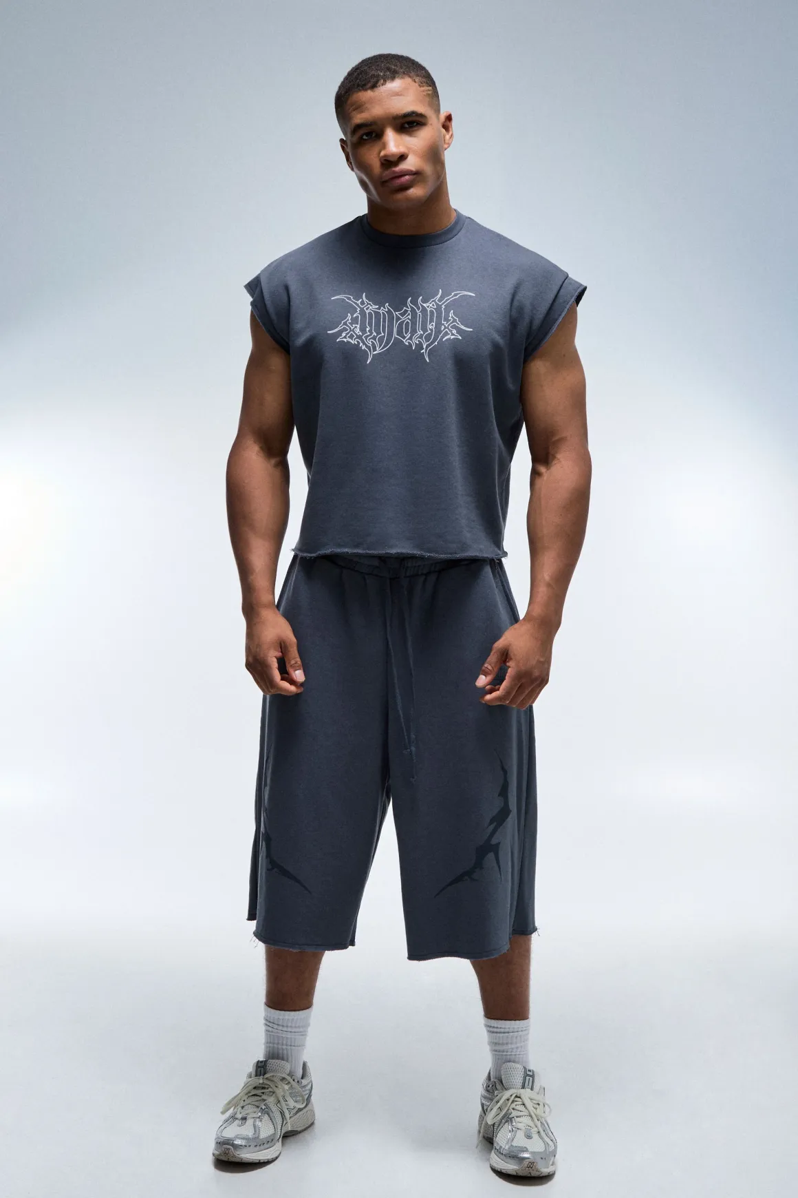 T-shirt Homme Actif Coupe Boxy Raccourci