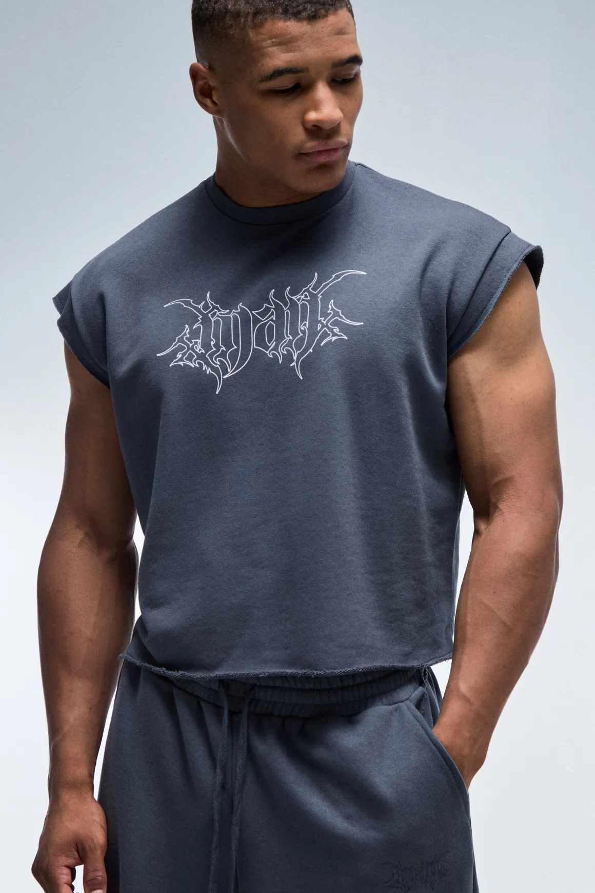 T-shirt Homme Actif Coupe Boxy Raccourci