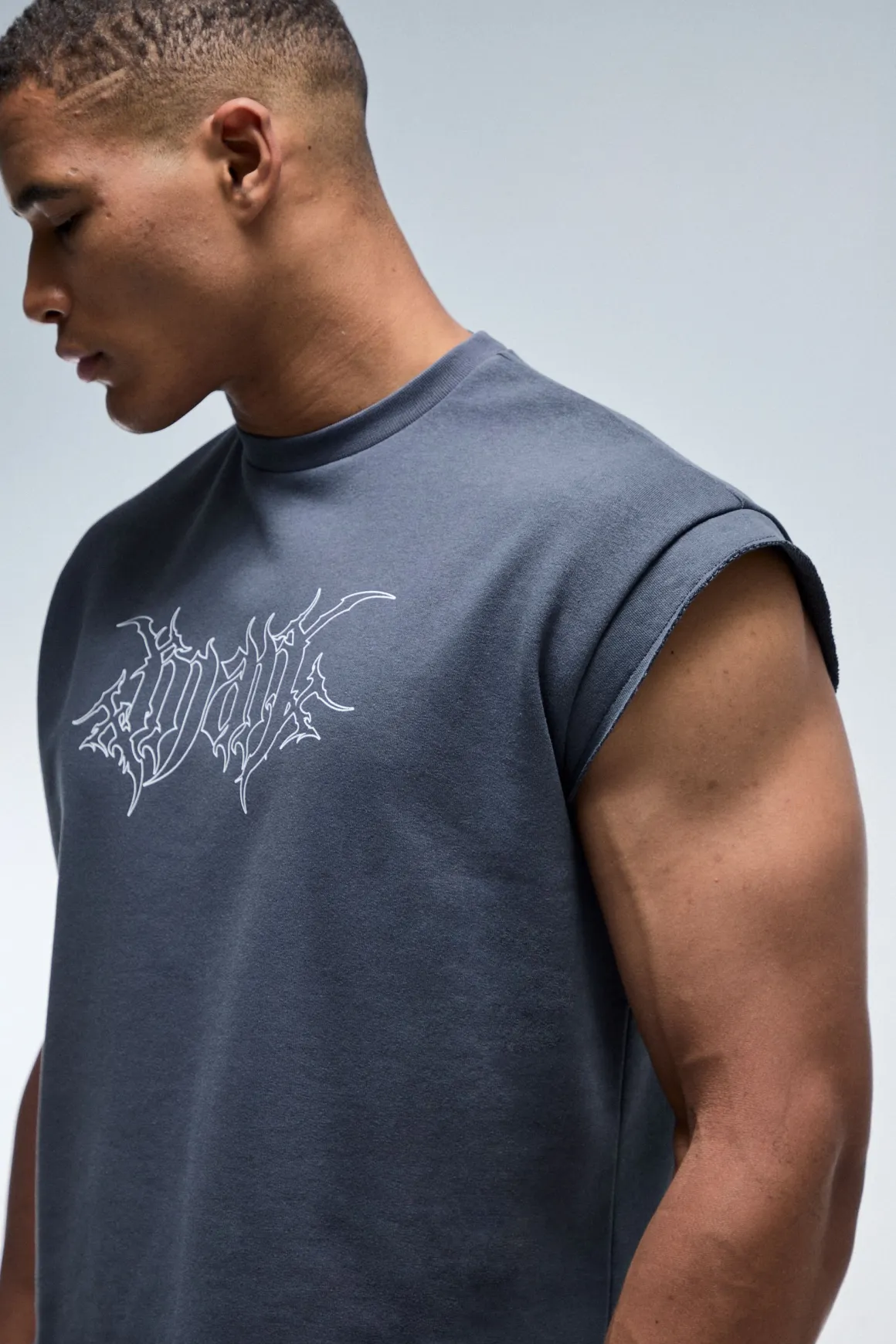 T-shirt Homme Actif Coupe Boxy Raccourci