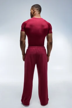 T-shirt Homme Actif À Panneaux Coupe Ajustée Musclée