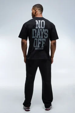 T-shirt Homme Active Col Allongé Coupe Oversize No Days Off
