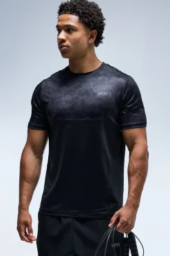 T-shirt Homme Active Coupe Regular À Blocs De Couleur Camouflage