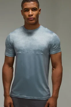 T-shirt Homme Active Coupe Regular À Blocs De Couleur Camouflage