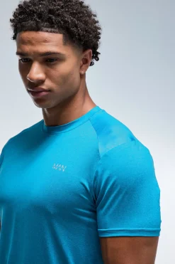 T-shirt Homme Active Coupe Regular Avec Empiècement Dos Chiné