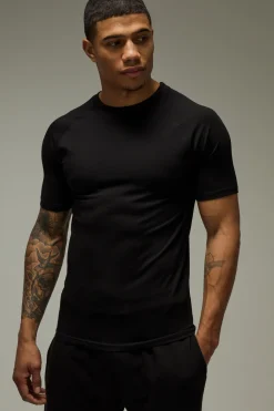 T-shirt Homme Active Gym Raglan Coupe Moulante