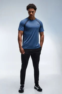 T-shirt Homme Active À Manches Raglan Coupe Régulière Avec Blocs De Couleur