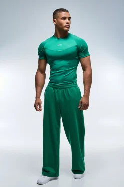 boohooMAN T-shirt Homme Ajusté À Panneaux Coupe Muscle Active<Femme T-Shirts|Athleisure
