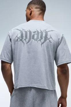 boohooMAN T-shirt Homme Boxy Coupe Active<Femme Athleisure