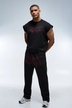 boohooMAN T-shirt Homme Coupe Boxy Raccourcie Active<Femme Athleisure|T-Shirts Et Débardeurs