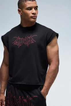 boohooMAN T-shirt Homme Coupe Boxy Raccourcie Active<Femme Athleisure|T-Shirts Et Débardeurs