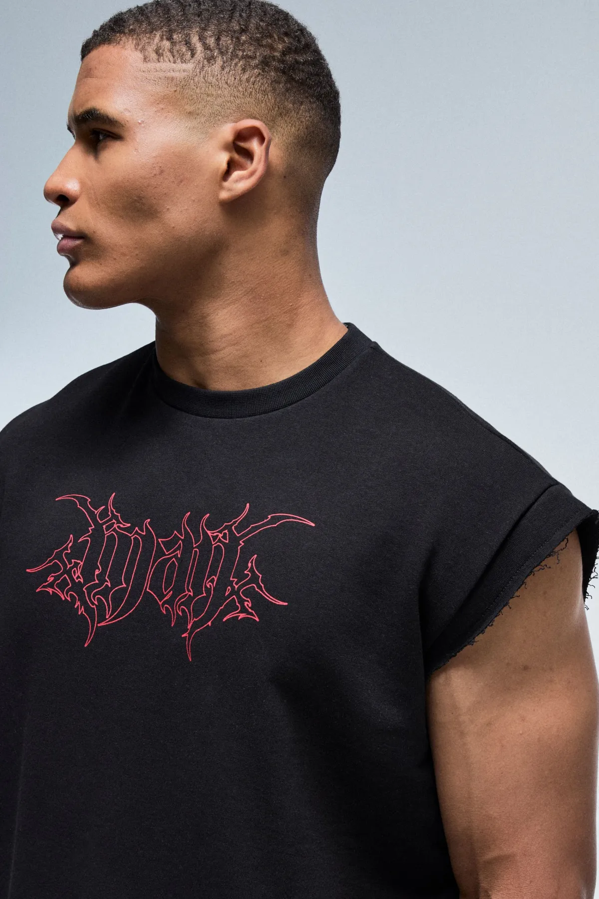 boohooMAN T-shirt Homme Coupe Boxy Raccourcie Active<Femme Athleisure|T-Shirts Et Débardeurs