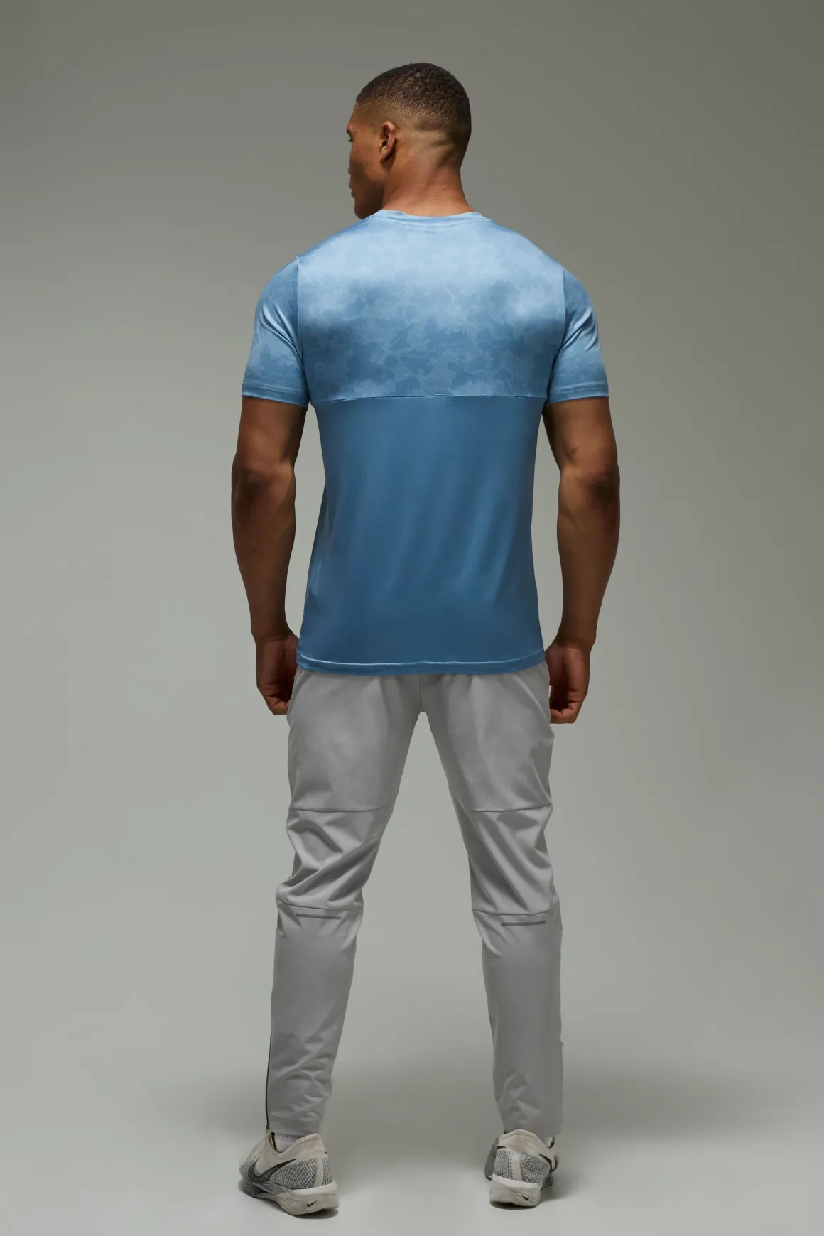 T-shirt Homme Coupe Regular Active À Blocs De Couleur Camouflage