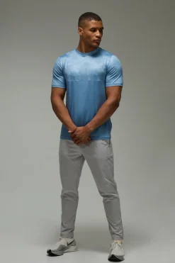 T-shirt Homme Coupe Regular Active À Blocs De Couleur Camouflage