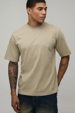 T-shirt Homme Coupe Regular Avec Broderie Script