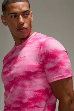 boohooMAN T-shirt Homme Coupe Regular À Imprimé Nuage Abstrait Pour Sport<Femme Tout Afficher|Tout Afficher Activewear