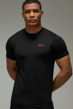 T-shirt Homme Coupe Regular À Logo Néon Pour Sport Actif