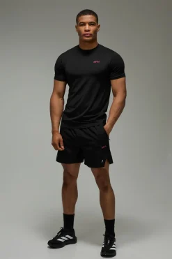 T-shirt Homme Coupe Regular À Logo Néon Pour Sport Actif