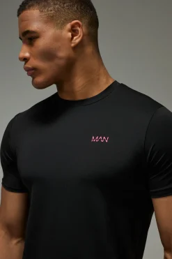 T-shirt Homme Coupe Regular À Logo Néon Pour Sport Actif