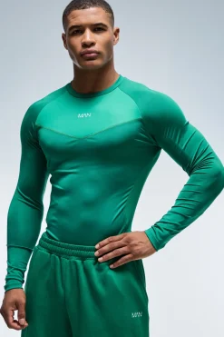 T-shirt Homme À Manches Longues Coupe Ajustée Active Muscle Fit