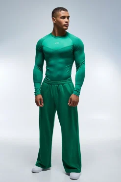 T-shirt Homme À Manches Longues Coupe Ajustée Active Muscle Fit