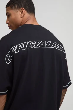 boohooMAN T-shirt Homme Officiel Boxy Extrêmement Surdimensionné<Homme T-Shirts