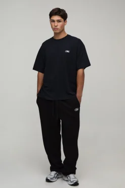 T-shirt Homme Oversize Avec Broderie Script