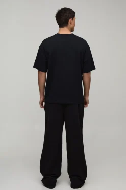 T-shirt Homme Oversize Broderie À Pois