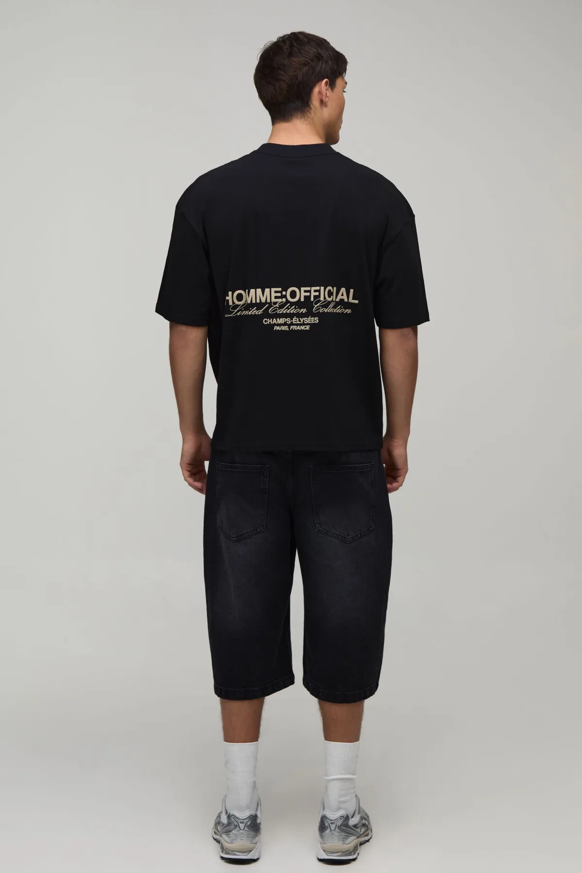 boohooMAN T-shirt Homme Oversize Coupe Boxy Avec Imprimé Caoutchouc<Homme T-Shirts Impriméstendances|T-Shirts
