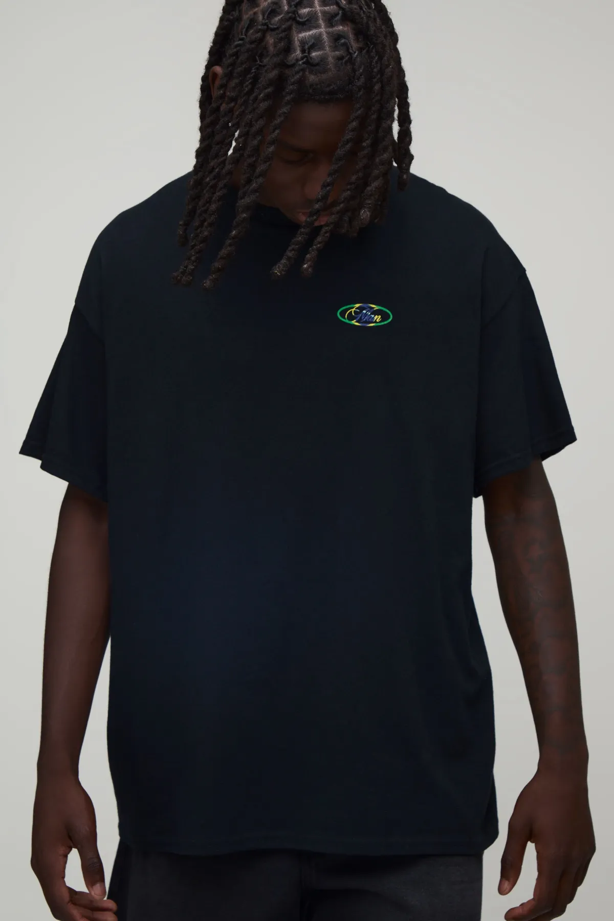 boohooMAN T-shirt Homme Oversize À Inscription Brazil<Homme T-Shirts Impriméstendances|T-Shirts