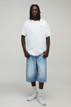 T-shirt Homme Oversize À Inscription Brazil