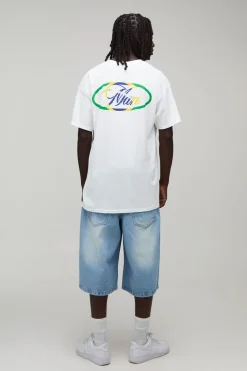 T-shirt Homme Oversize À Inscription Brazil