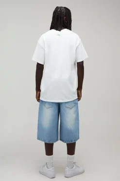 T-shirt Homme Oversize À Logo Répété
