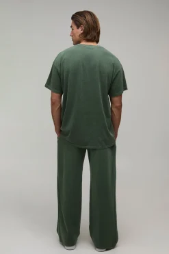 T-shirt Homme Oversize Teinté Ovale Siglé