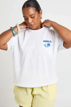 T-shirt Imprimé Amalfi Beach Grande Taille