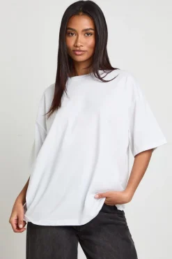 T-shirt Imprimé Au Dos Avec Message Girly "i Don't Want A Boyfriend"