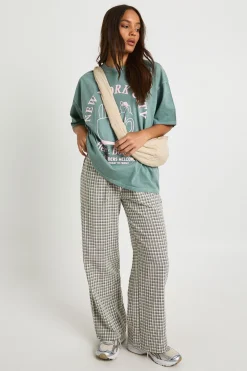 T-shirt imprimé avec motif de tasse à café de New York City