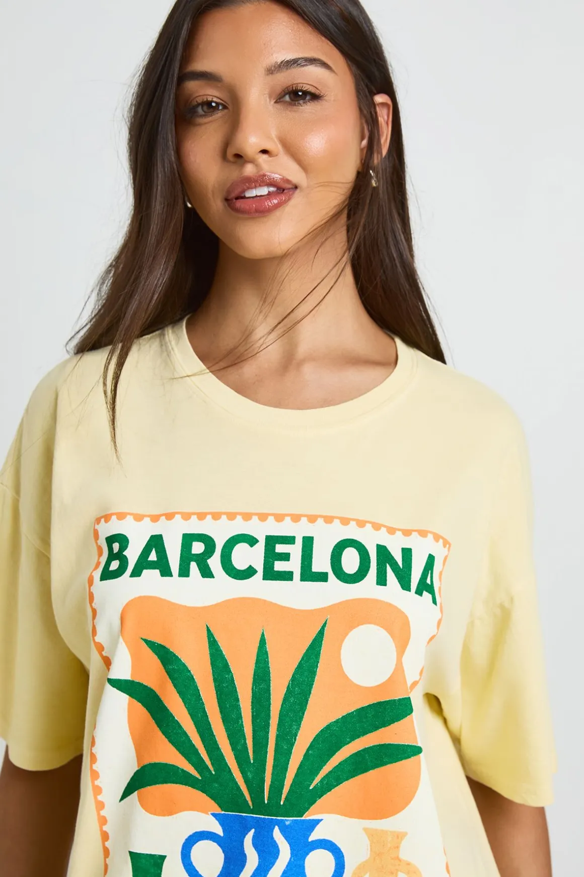 T-shirt Imprimé Barcelona