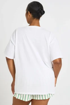 T-shirt Imprimé Breakfast Club Grande Taille