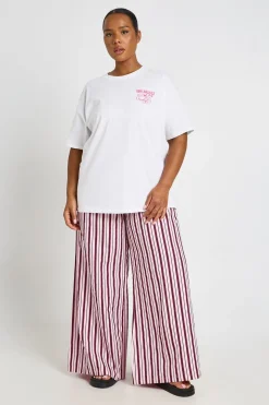 T-shirt Imprimé Breakfast Grande Taille