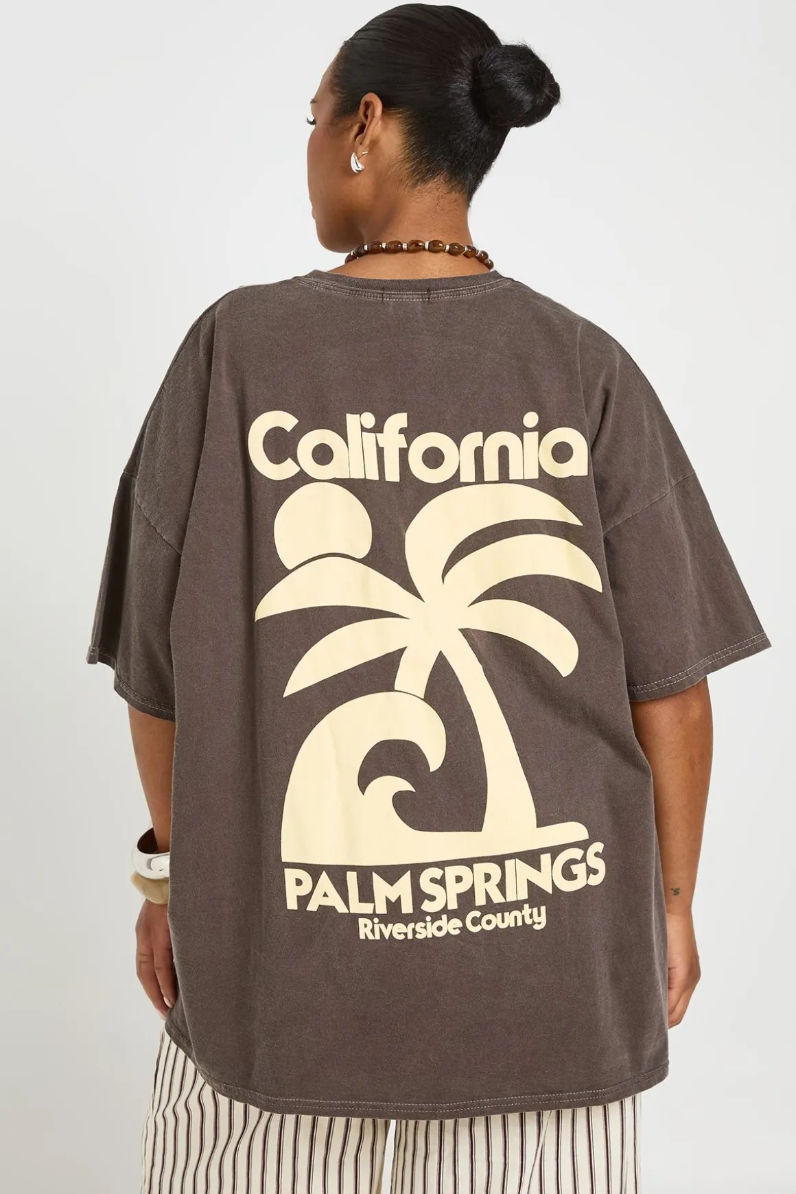 T-shirt Imprimé California Grande Taille