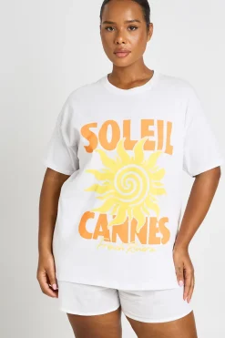 T-shirt Imprimé Cannes Plus