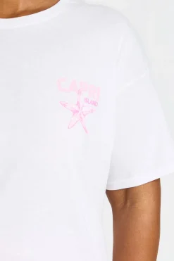 T-shirt Imprimé Capri Grande Taille