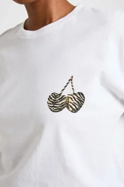 T-shirt Imprimé Cerise Zèbre Grande Taille