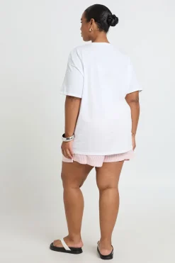 T-shirt Imprimé Cherry New York Grande Taille