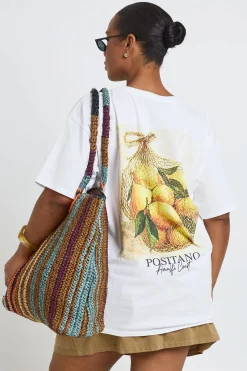 T-shirt Imprimé Citron Grande Taille