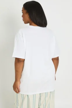 T-shirt Imprimé Citrons Grande Taille